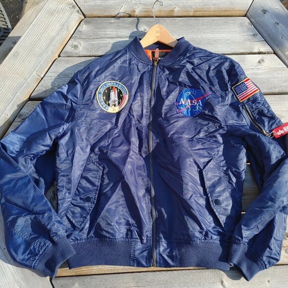 Woman’s MA-1 Bomber Jacket NASA Flight Jacket - Picture 1 of 10